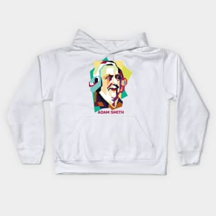 Adam Smith in WPAP Kids Hoodie